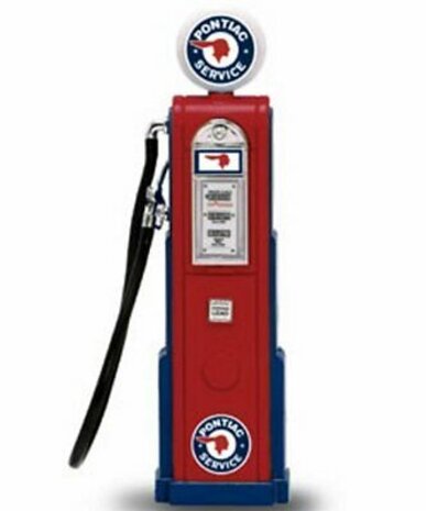 Gas Pump Replica 'Pontiac' - 1:18 - Road Signature Gas Pump Replica 'Pontiac' - 1:18 - Road Signature