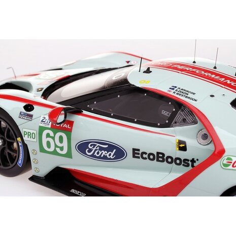Ford Ford GT Ecoboost 3.5L V6 #69 Team Ford Chip Ganassi USA 24h Le Mans 2019 'Top Speed Series' - 1:18 - TrueScale Miniatures