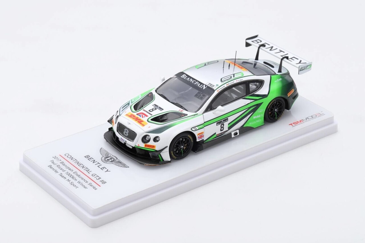 Bentley Bentley Continental GT3 #8 Team M-Sport Winner 1000km Paul Ricard France 2017 - 1:43 - TrueScale Miniatures Bentley Bentley Continental GT3 #8 Team M-Sport Winner 1000km Paul Ricard France 2017 - 1:43 - TrueScale Miniatures