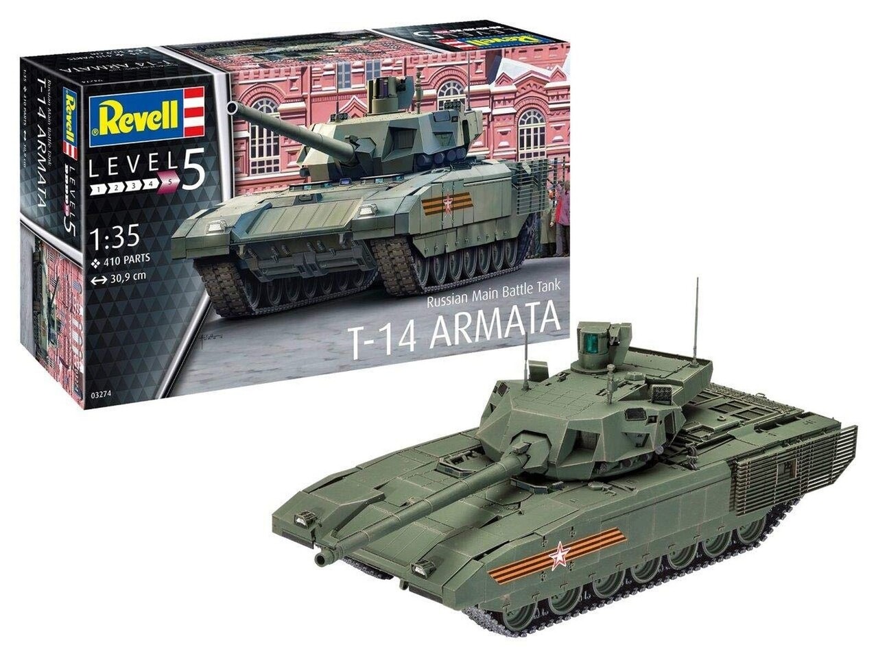 Russian Main Battle Tank T-14 Armata - 1:35 - Revell