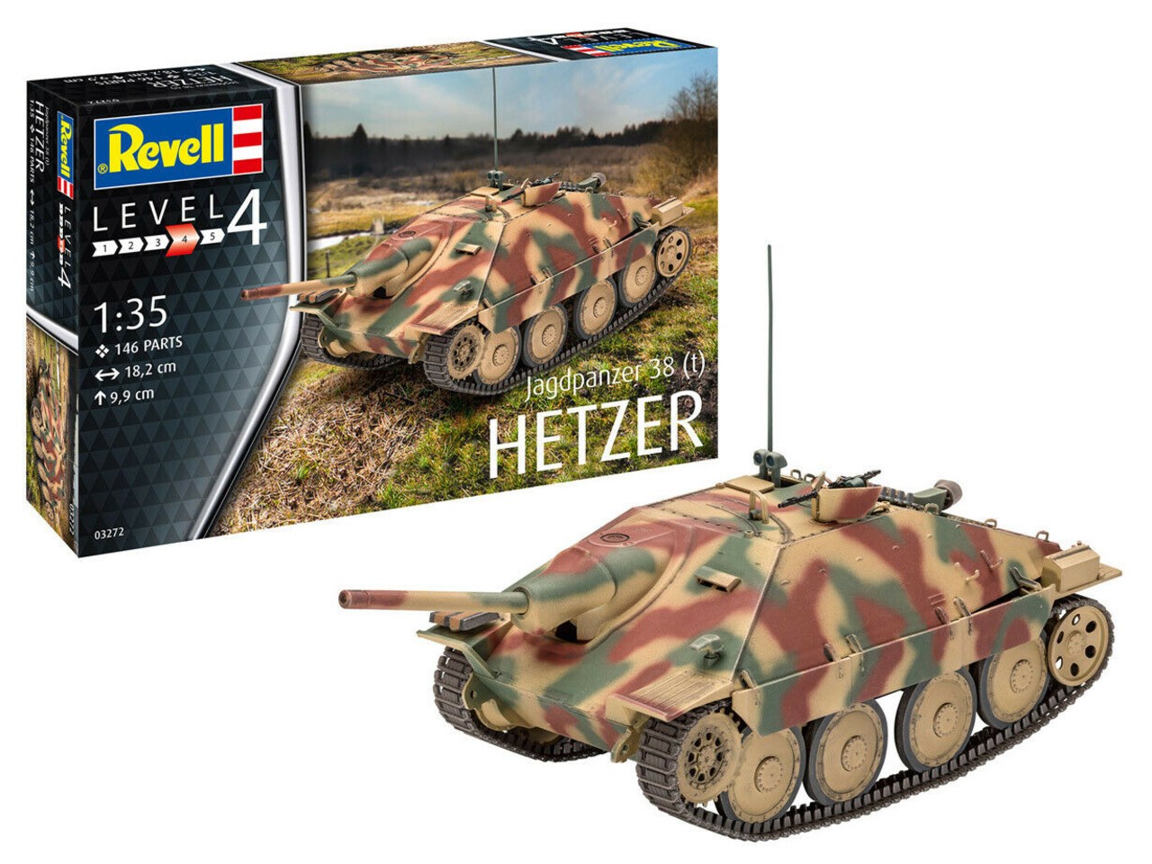 Jagdpanzer 38 (t) Hetzer - 1:35 - Revell
