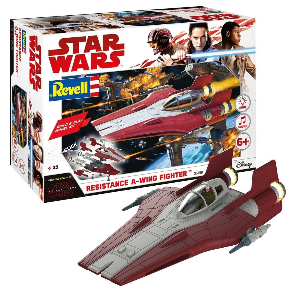 Star Wars Resistance A-Wing Fighter - 1:44 - Revell Star Wars Resistance A-Wing Fighter - 1:44 - Revell