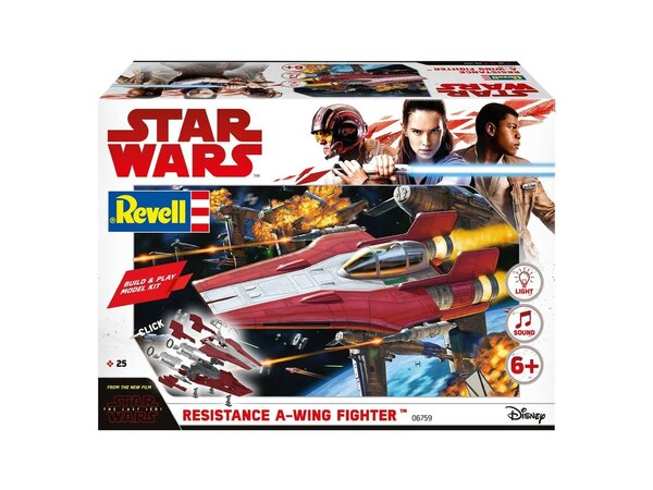 Star Wars Resistance A-Wing Fighter - 1:44 - Revell Star Wars Resistance A-Wing Fighter - 1:44 - Revell