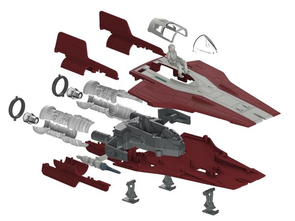 Star Wars Resistance A-Wing Fighter - 1:44 - Revell Star Wars Resistance A-Wing Fighter - 1:44 - Revell