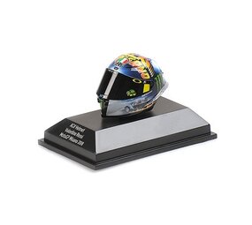 Helm AGV Helmet V. Rossi MotoGP Misano 2018 - 1:8 - Minichamps Helm AGV Helmet V. Rossi MotoGP Misano 2018 - 1:8 - Minichamps