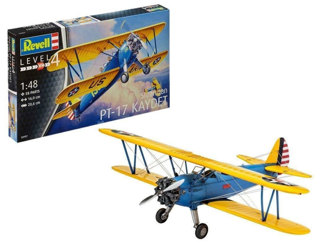 Stearman PT-17 Kaydet - 1:48 - Revell Stearman PT-17 Kaydet - 1:48 - Revell