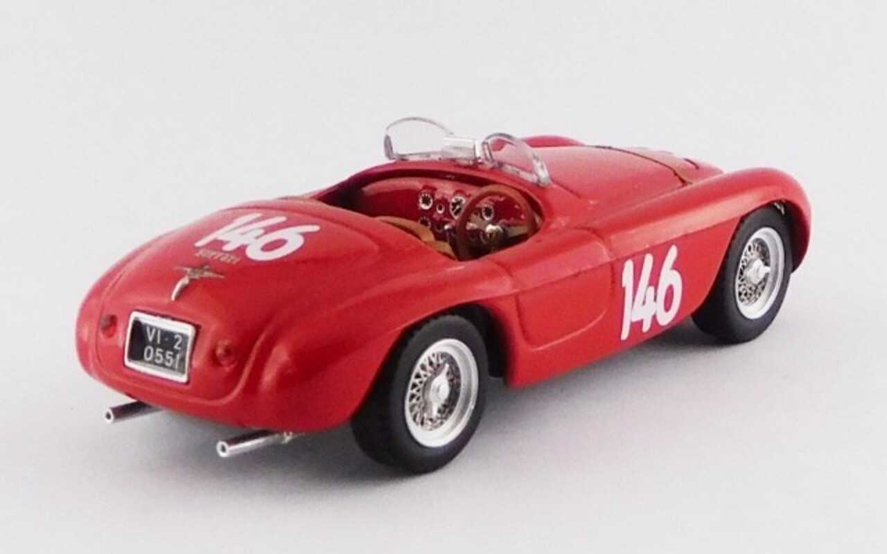 Ferrari Ferrari 166MM Barchetta Abarth Spider #146 Winner Coppa D'Oro (I) 1950 - 1:43 - Art Model