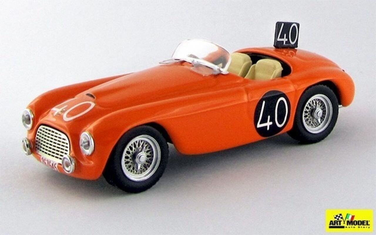 Ferrari Ferrari 166MM Barchetta Spider #40 24h Spa 1949  - 1:43 - Art Model Ferrari Ferrari 166MM Barchetta Spider #40 24h Spa 1949  - 1:43 - Art Model