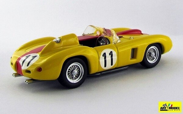 Ferrari Ferrari 290MM 3.5L V12 Spider #11 National Team Belgium 24h Le Mans 1957 - 1:43 - Art Model Ferrari Ferrari 290MM 3.5L V12 Spider #11 National Team Belgium 24h Le Mans 1957 - 1:43 - Art Model