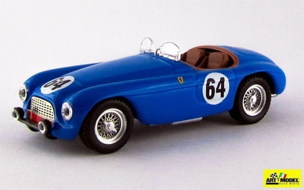 Ferrari Ferrari 166MM 2.0L V12 Spider #64 Team René Bouchard 24h Le Mans 1951 - 1:43 - Art Model Ferrari Ferrari 166MM 2.0L V12 Spider #64 Team René Bouchard 24h Le Mans 1951 - 1:43 - Art Model