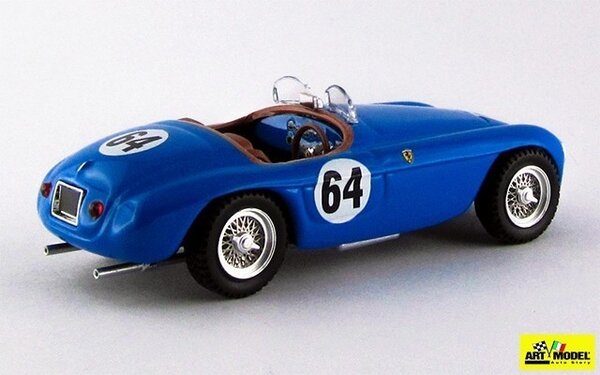 Ferrari Ferrari 166MM 2.0L V12 Spider #64 Team René Bouchard 24h Le Mans 1951 - 1:43 - Art Model Ferrari Ferrari 166MM 2.0L V12 Spider #64 Team René Bouchard 24h Le Mans 1951 - 1:43 - Art Model