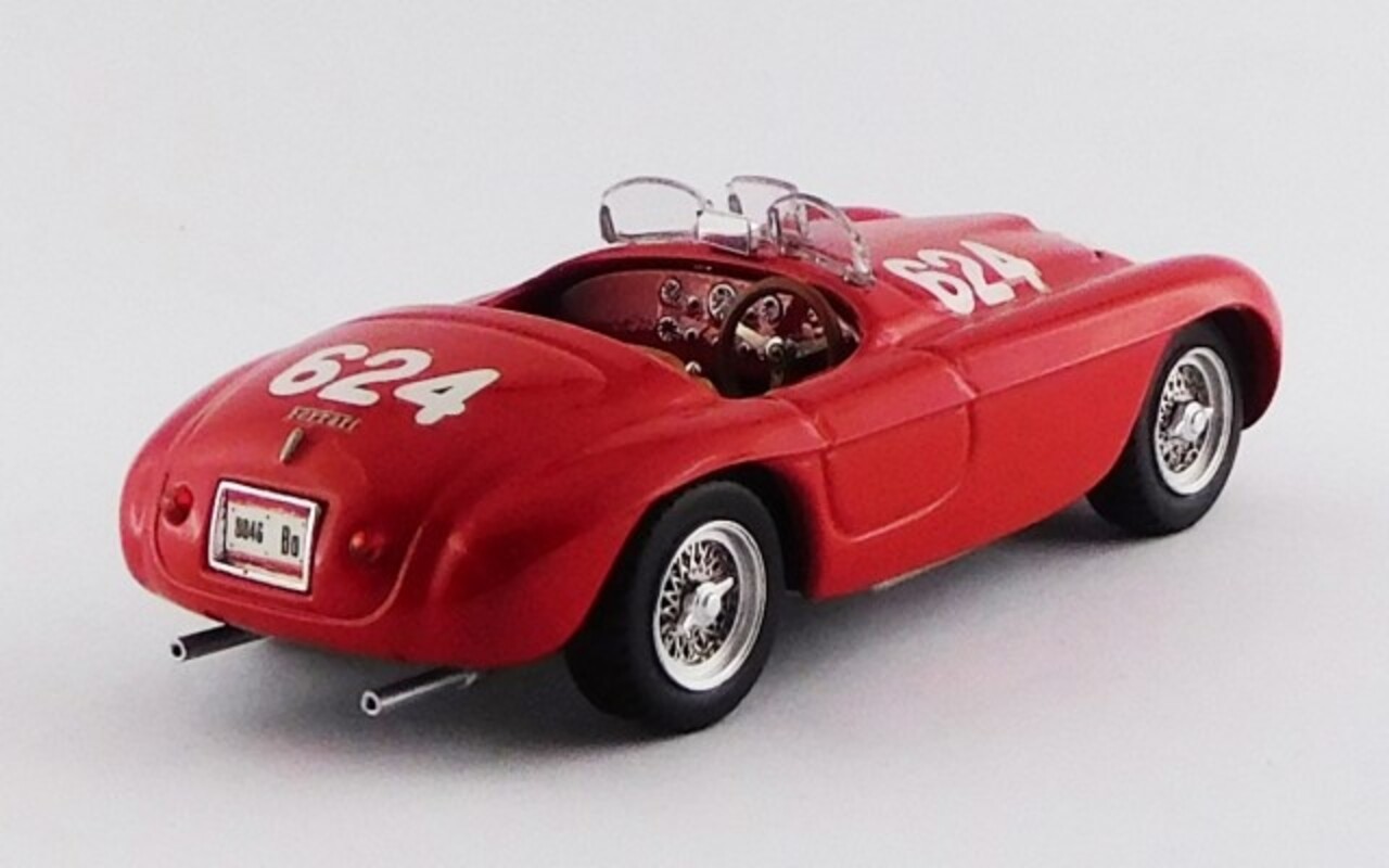 Ferrari Ferrari 166MM 2.0L V12 Spider #624 Winner Mille Miglia (I) 1949 - 1:43 - Art Model