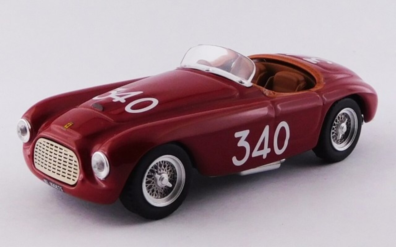 Ferrari Ferrari 166MM Spider #340 Mille Miglia (I) 1951 - 1:43 - Art Model Ferrari Ferrari 166MM Spider #340 Mille Miglia (I) 1951 - 1:43 - Art Model