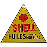 Blikken bord Tin Plate Shell (28,5 cm x 25 cm) Blikken bord Tin Plate Shell (28,5 cm x 25 cm)