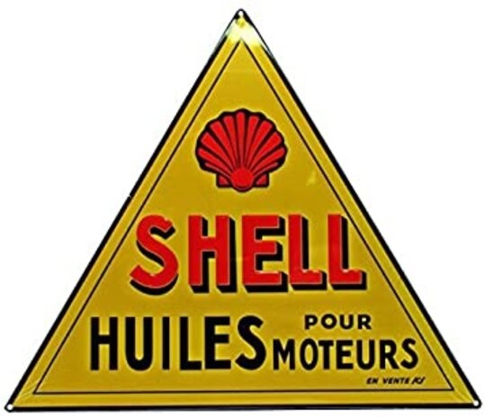 Blikken bord Tin Plate Shell (28,5 cm x 25 cm) Blikken bord Tin Plate Shell (28,5 cm x 25 cm)