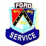 Blikken bord Tin Plate  Ford Service (21 cm x 27 cm) Blikken bord Tin Plate  Ford Service (21 cm x 27 cm)