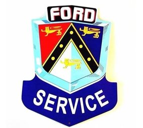 Blikken bord Tin Plate  Ford Service (21 cm x 27 cm) Blikken bord Tin Plate  Ford Service (21 cm x 27 cm)