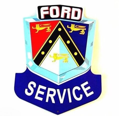 Blikken bord Tin Plate Ford Service (21 cm x 27 cm) Blikken bord Tin Plate Ford Service (21 cm x 27 cm)