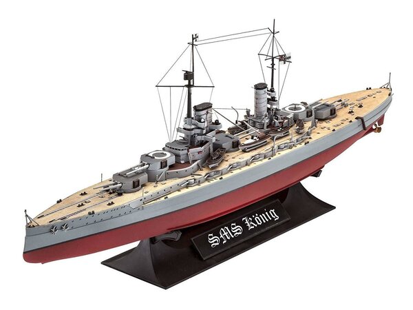 WWI Battleship SMS König - 1:700 - Revell WWI Battleship SMS König - 1:700 - Revell