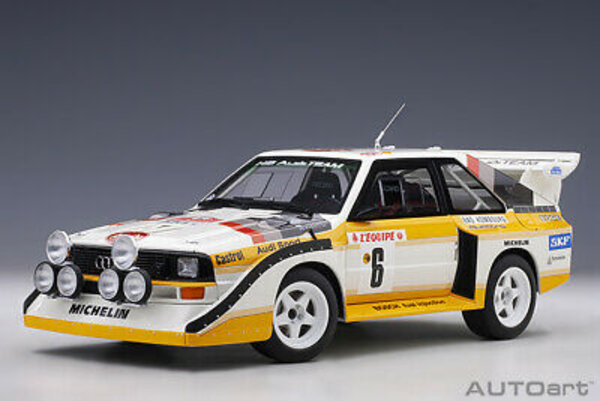 Audi Audi Quattro Sport S1 #6 Rally Monte Carlo 1986 (Night Version) - 1 :18 - AUTOart