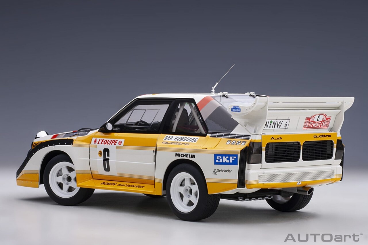 Audi Audi Quattro Sport S1 #6 Rally Monte Carlo 1986 (Night Version) - 1 :18 - AUTOart