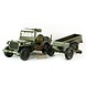Willys Jeep Willys MB + Trailer + 37 mm Anti Tank Gun M3 1943  - 1:8 - PremiumX - Models