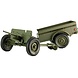 Willys Jeep Willys MB + Trailer + 37 mm Anti Tank Gun M3 1943  - 1:8 - PremiumX - Models
