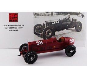 Formule 1 Formule 1 Alfa Romeo P3 #58 500 Miles Indy 1939 (USA) - 1:43 - Rio Formule 1 Formule 1 Alfa Romeo P3 #58 500 Miles Indy 1939 (USA) - 1:43 - Rio