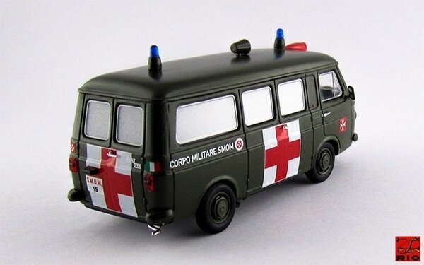 Fiat Fiat 238 Minibus Military Ambulance Sovereign Order of Malta 1970 - 1:43 - Rio