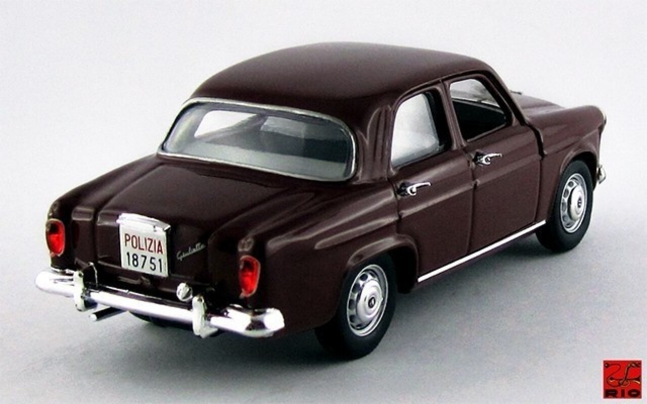 Alfa Romeo Alfa Romeo Giulietta Berlina Museum Police of Rome 1955 - 1:43 - Rio Alfa Romeo Alfa Romeo Giulietta Berlina Museum Police of Rome 1955 - 1:43 - Rio
