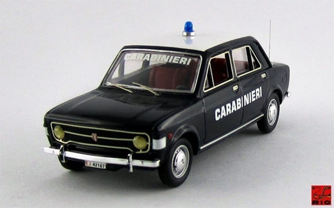 Fiat Fiat 128 4-Door Carabinieri - Police 1969 - 1:43 - Rio Fiat Fiat 128 4-Door Carabinieri - Police 1969 - 1:43 - Rio