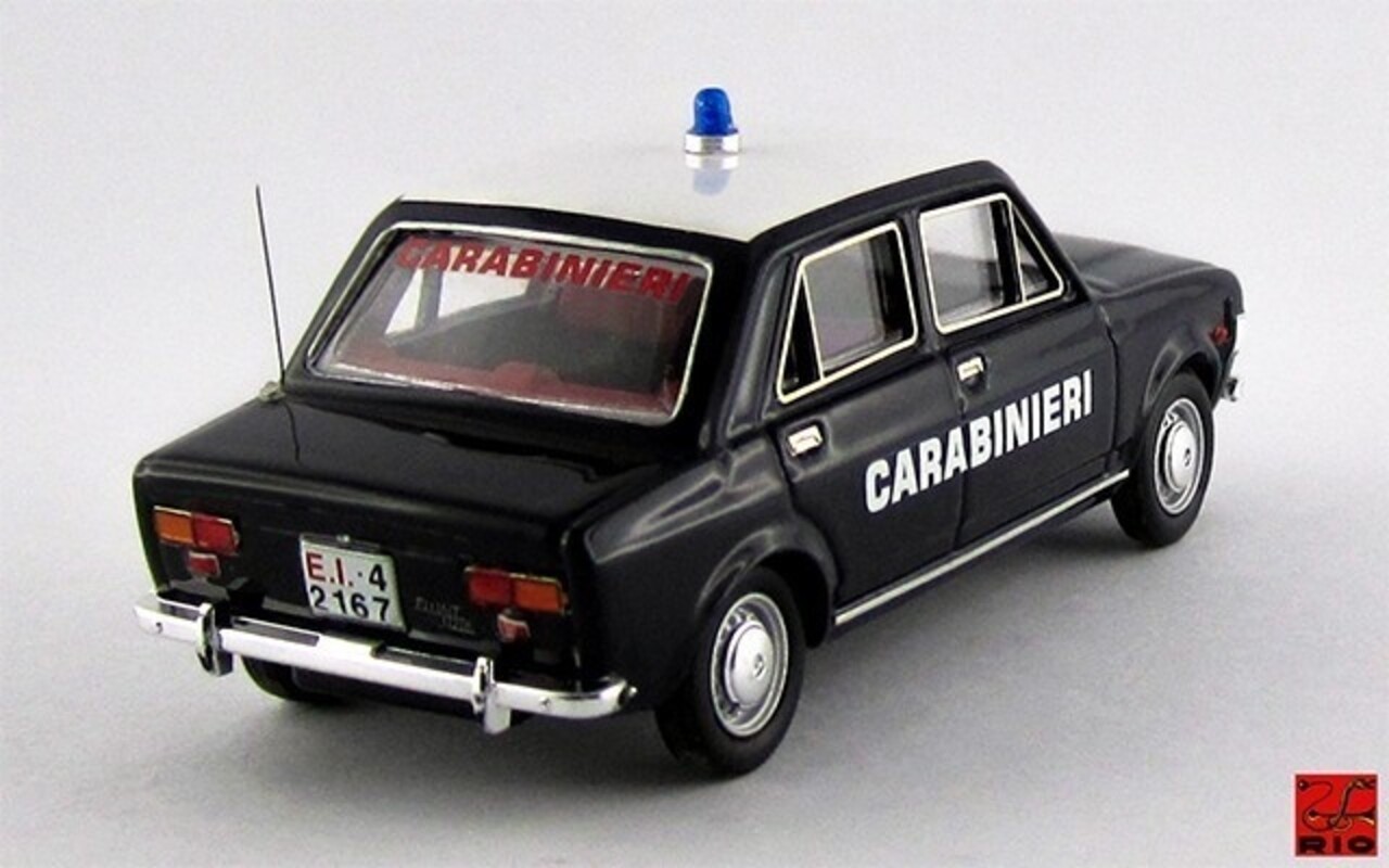 Fiat Fiat 128 4-Door Carabinieri - Police 1969 - 1:43 - Rio Fiat Fiat 128 4-Door Carabinieri - Police 1969 - 1:43 - Rio