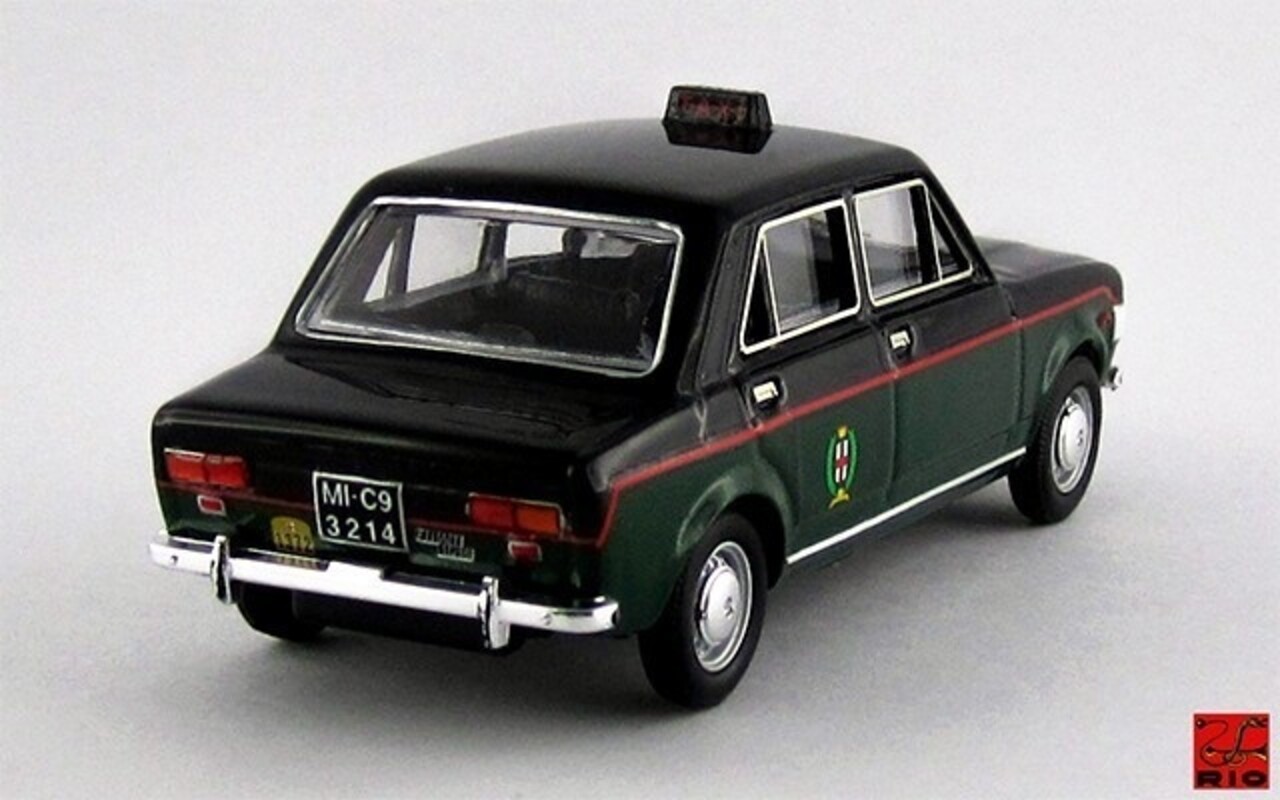 Fiat Fiat 128 4-Door Taxi City of Milan 1969 - 1:43 - Rio Fiat Fiat 128 4-Door Taxi City of Milan 1969 - 1:43 - Rio