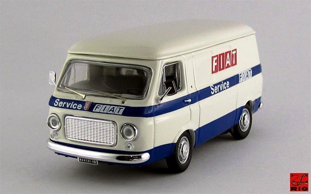 1:43 Rio FIAT 238 Van Assistenza France FIAT Service Course 1971