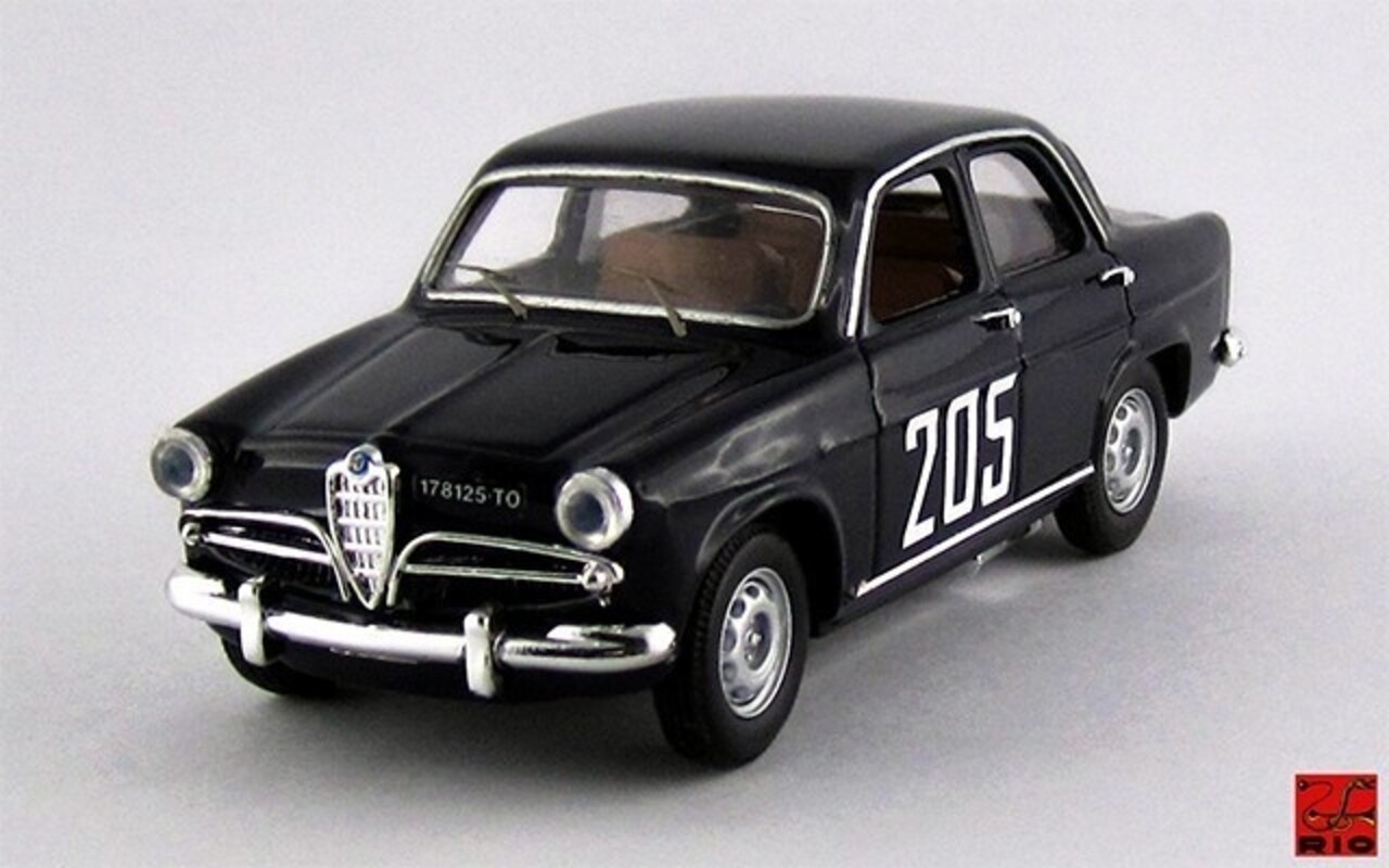 Alfa Romeo Alfa Romeo Giulietta TI #205 Italian Champion 1964 - 1:43 - Rio Alfa Romeo Alfa Romeo Giulietta TI #205 Italian Champion 1964 - 1:43 - Rio