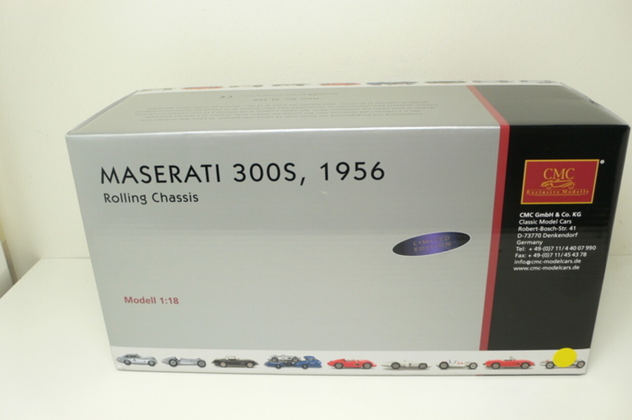 Maserati Maserati 300S 1956 Rolling Chassis - 1:18 - CMC