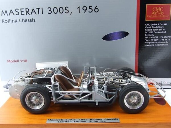 Maserati Maserati 300S 1956 Rolling Chassis - 1:18 - CMC