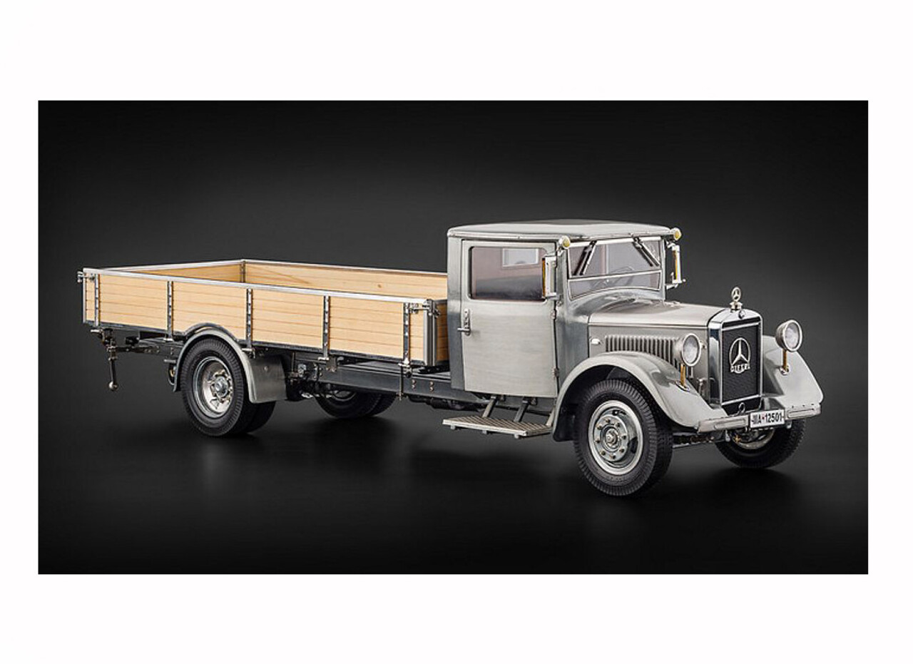 Mercedes-Benz Mercedes-Benz LO 2750 Platform Truck + Wooden Box 1934-1938 - 1:18 - CMC Mercedes-Benz Mercedes-Benz LO 2750 Platform Truck + Wooden Box 1934-1938 - 1:18 - CMC