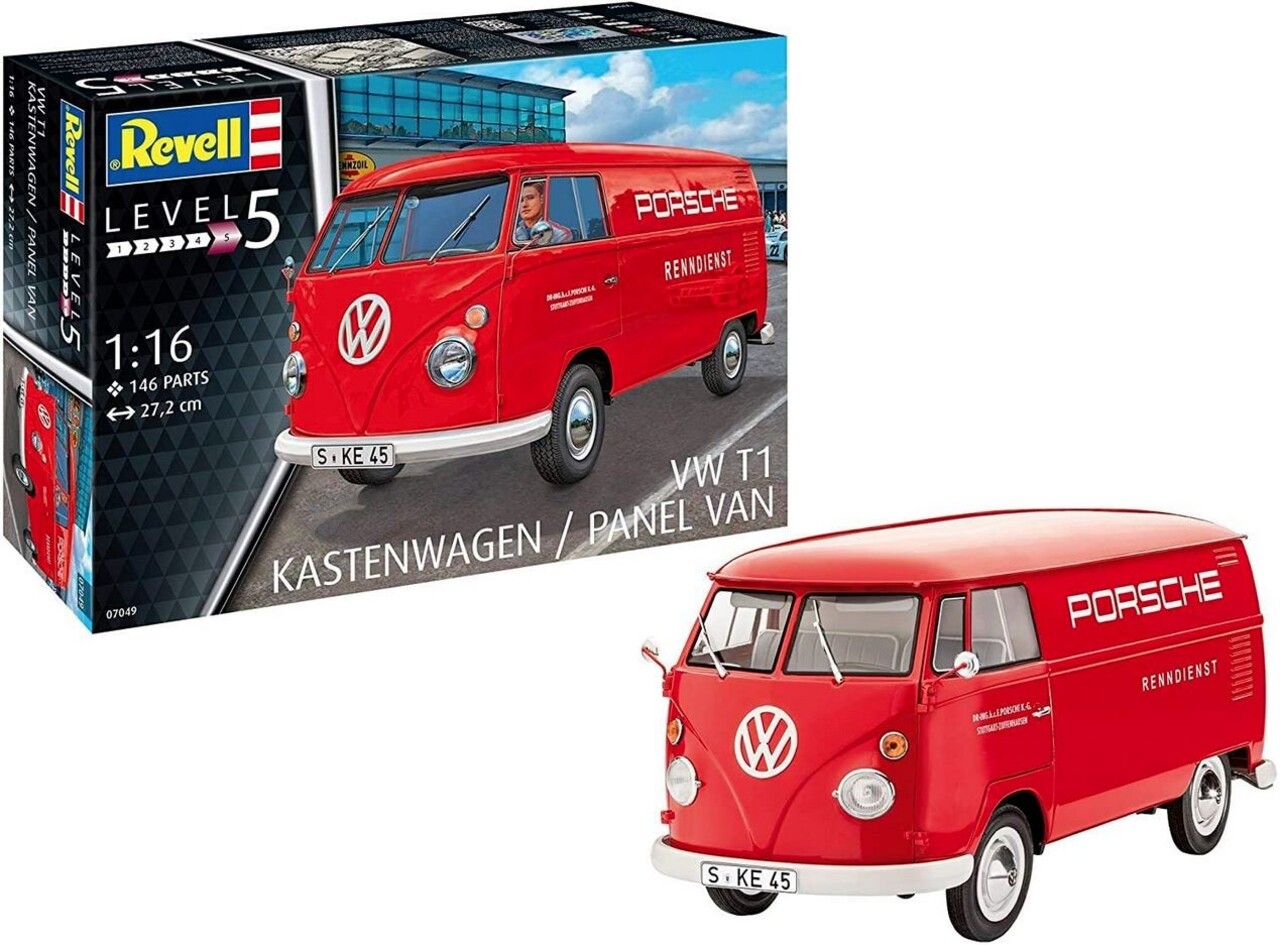 Volkswagen T1 Kastenwagen / Panel Van - 1:16 - Revell Volkswagen T1 Kastenwagen / Panel Van - 1:16 - Revell
