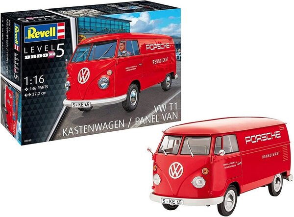 Volkswagen T1 Kastenwagen / Panel Van - 1:16 - Revell Volkswagen T1 Kastenwagen / Panel Van - 1:16 - Revell