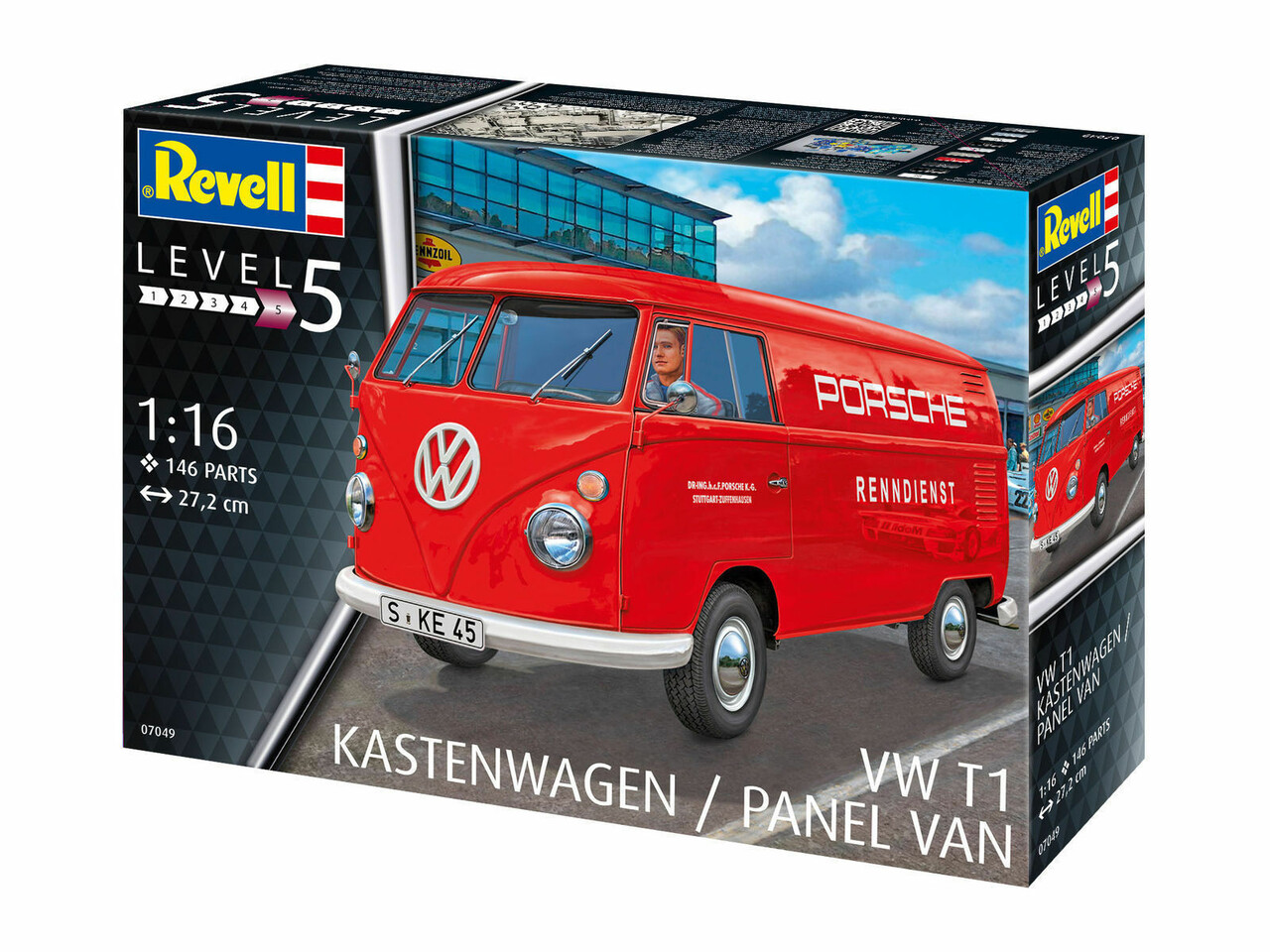 Volkswagen T1 Kastenwagen / Panel Van - 1:16 - Revell Volkswagen T1 Kastenwagen / Panel Van - 1:16 - Revell