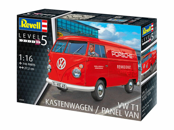 Volkswagen T1 Kastenwagen / Panel Van - 1:16 - Revell Volkswagen T1 Kastenwagen / Panel Van - 1:16 - Revell