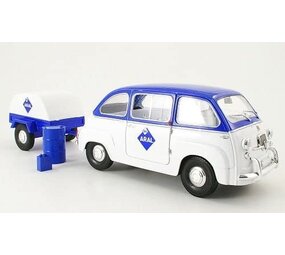 Fiat Fiat 600 Multipla + Trailer 'ARAL' - 1:18 - La Mini Miniera Fiat Fiat 600 Multipla + Trailer 'ARAL' - 1:18 - La Mini Miniera