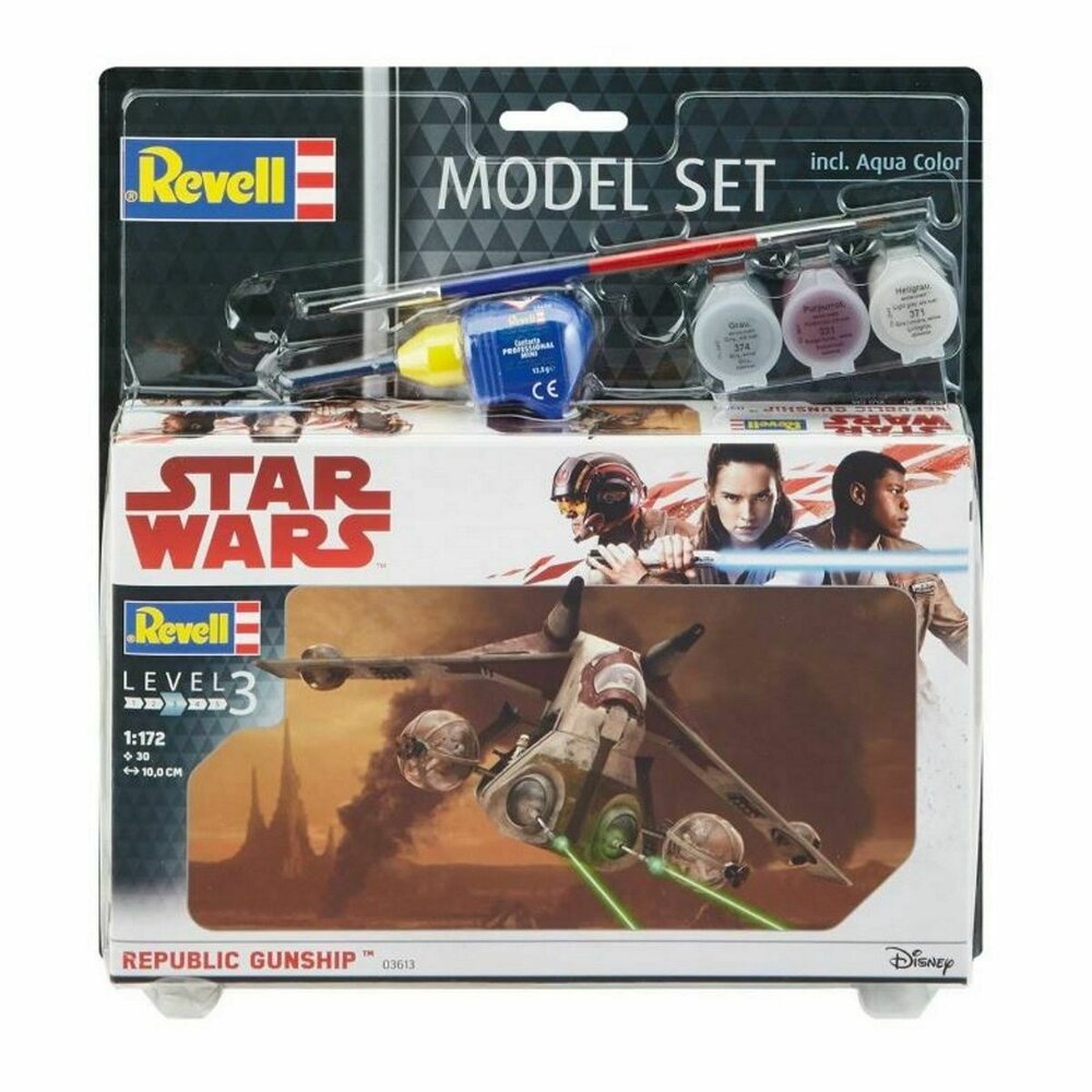 Republic Gunship + Aqua Color - 1:172 - Revell Republic Gunship + Aqua Color - 1:172 - Revell