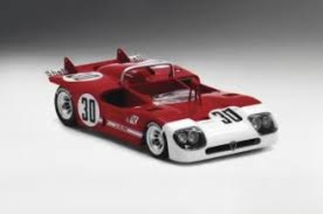 Alfa Romeo Alfa Romeo Tipo 33/3 #30 Winner 6h Watkins Glen (USA) 1972 - 1:43 - TrueScale Miniatures Alfa Romeo Alfa Romeo Tipo 33/3 #30 Winner 6h Watkins Glen (USA) 1972 - 1:43 - TrueScale Miniatures
