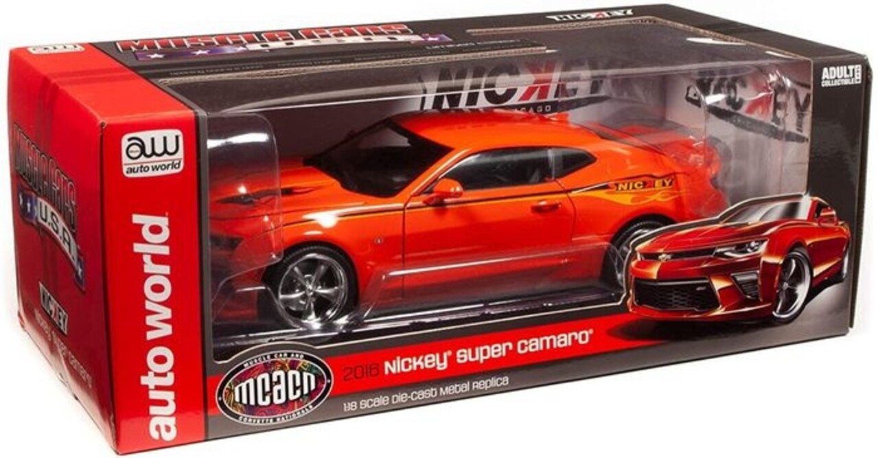 Chevrolet Chevrolet Super Camaro Nickey 2016 - 1:18 - Auto World