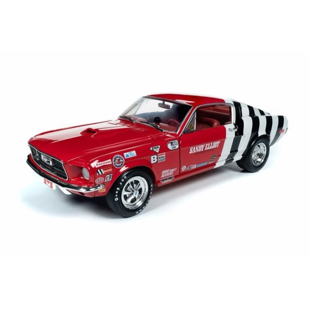 Ford Ford Mustang S/S Cobra Jet Sandy Elliot Performance Centre 1968 - 1:18 - Auto World Ford Ford Mustang S/S Cobra Jet Sandy Elliot Performance Centre 1968 - 1:18 - Auto World