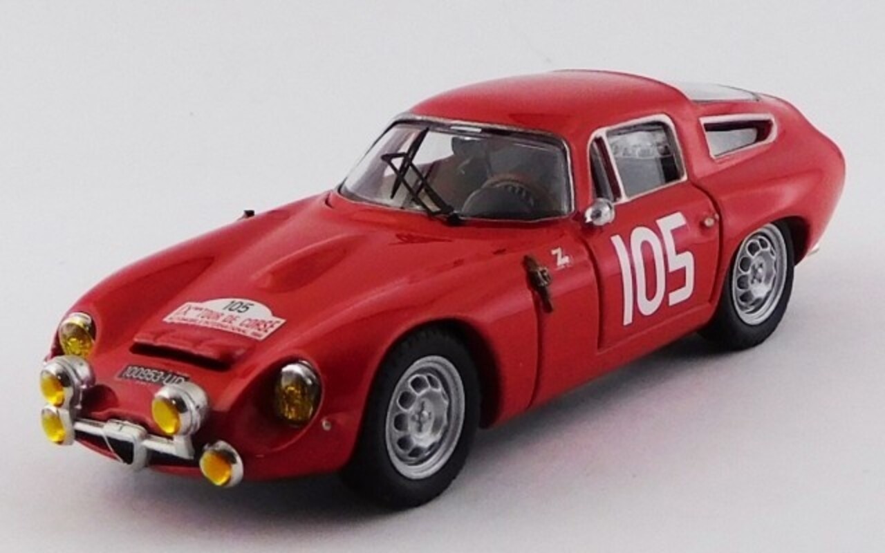 Alfa Romeo Alfa Romeo TZ1 #105 2nd Rally Tour de Corse (Corsica) - 1:43 - Best Model Alfa Romeo Alfa Romeo TZ1 #105 2nd Rally Tour de Corse (Corsica) - 1:43 - Best Model