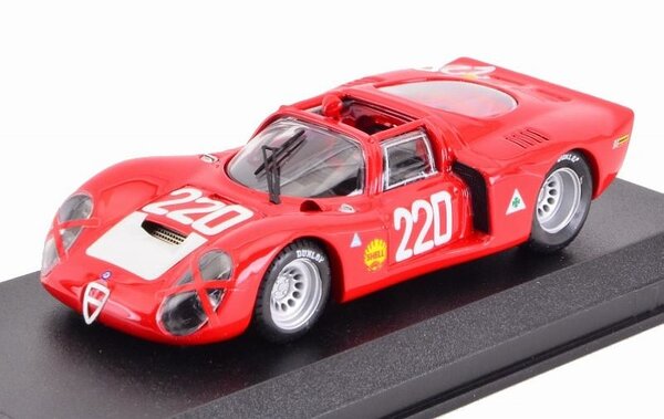 Alfa Romeo Alfa Romeo 33.2 #220 Targa Florio (Sicily) 1968 - 1:43 - Best Model Alfa Romeo Alfa Romeo 33.2 #220 Targa Florio (Sicily) 1968 - 1:43 - Best Model