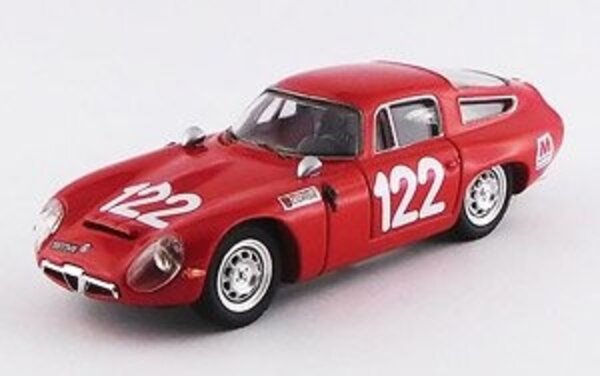 Alfa Romeo Alfa Romeo TZ1 Scuderia Pagaso #122 Targa Florio (Sicily) 1966 - 1:43 - Best Model Alfa Romeo Alfa Romeo TZ1 Scuderia Pagaso #122 Targa Florio (Sicily) 1966 - 1:43 - Best Model